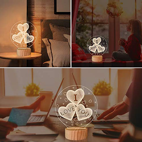 I Love You 3D Night Light